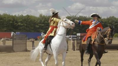 The troopers swapped London for Norfolk for a summer break away from royal ceremonial duties.