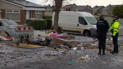 Local reaction to the Edinburgh house explosion