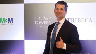 Donald Trump Jr in New Delhi