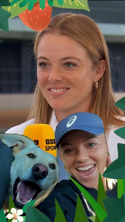 GB tennis player Katie Swan