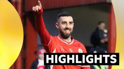 Joe Gormley celebrates goal