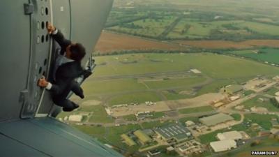 Tom Cruise over RAF Wittering