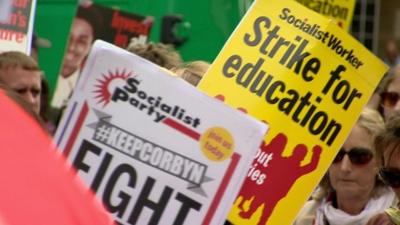 Teachers strike