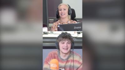 Oscar Hartland on Radio Wales 