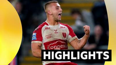 Hull KR celebrate win over Hull FC