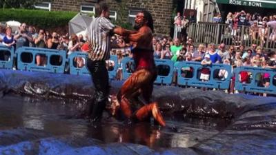 Gravy wrestling