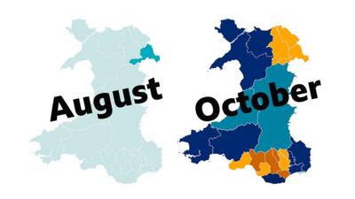 Case rate map