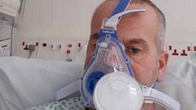 Glenn Philpott in hospital