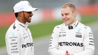 Lewis Hamilton and Valtteri Bottas