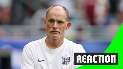 Thomas Tuchel watches the match as England play France for third place in the 2026 World Cup.