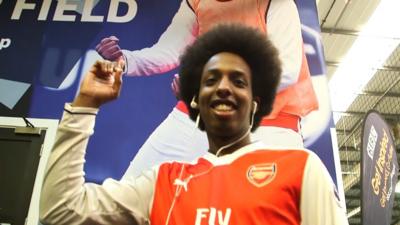 Arsenal fan Abdi from Filthy Fellas