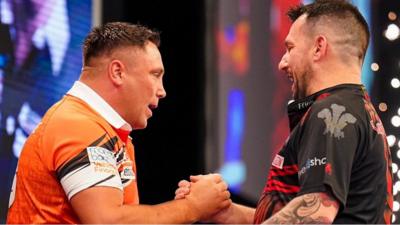 Gerwyn Price and Jonny Clayton