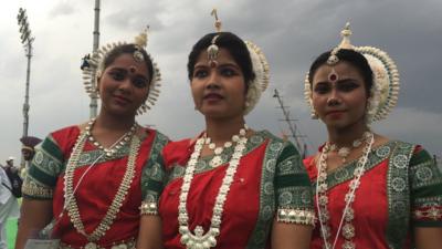 Dancers at the World Cultural Festival