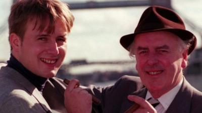 Gary Webster with George Cole