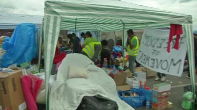 Aid workers help in Bregana