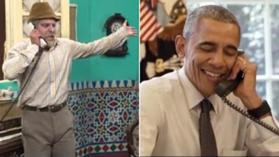 Obama appears in Cuban comedy show