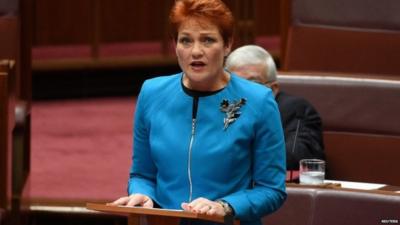 Pauline Hanson makes her maiden speech