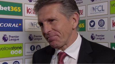 Southampton manager Claude Puel