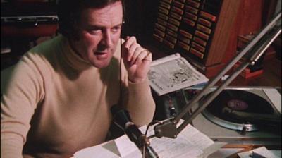 Broadcaster Terry Wogan in studio