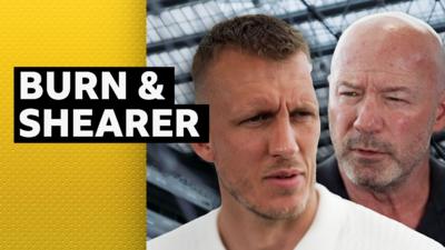 Dan Burn and Alan Shearer