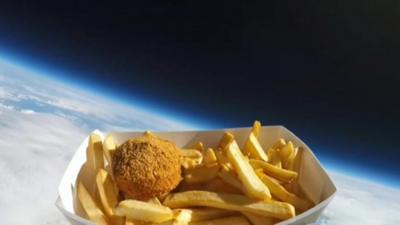 Pattie and chips in space