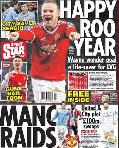 Sunday's Star back page