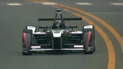 Formula E electric racing car