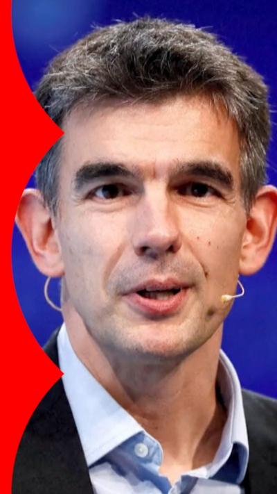 Matt Brittin wearing a headset mic