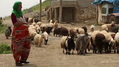 A woman in south-east Turkey