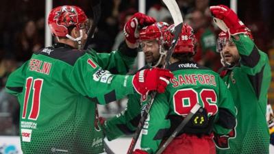 Cardiff Devils celebrate
