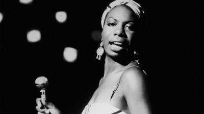 Nina Simone on stage