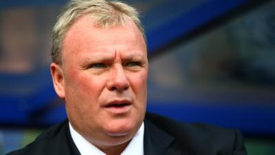 Leeds United head coach Steve Evans