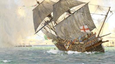 The Mary Rose painting