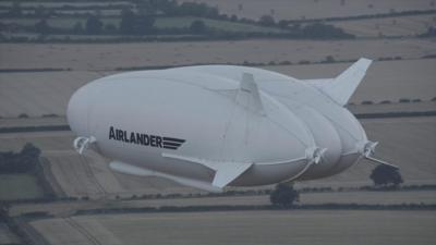 Airlander 10 in flight