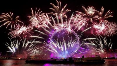 Fireworks in London