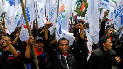 Indonesia tax protesters