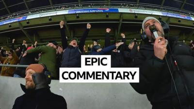 Chris Jones and Matt Dawson commentate on England's 23-22 victory over Ireland