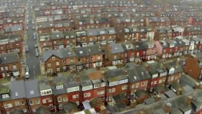 Rows of houses