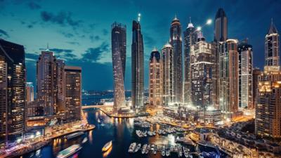 Dubai city skyline