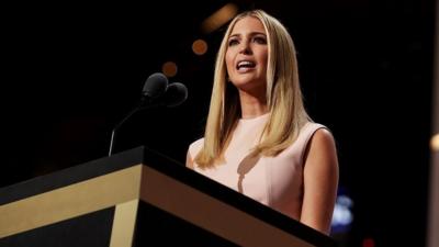 Ivanka Trump speaking