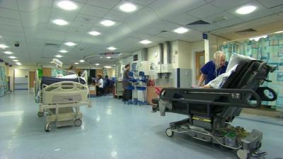 An NHS hospital ward