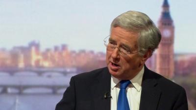 Defence Secretary Michael Fallon