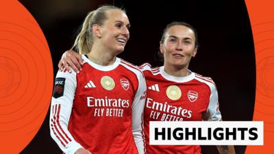 Stina Blackstenius and Victoria Pelova smiling together