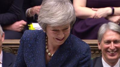 Theresa May in PMQs