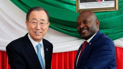 nkurunziza and Ban Ki-Moon