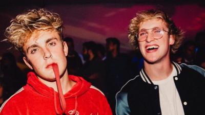 Brothers Jake and Logan Paul