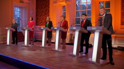 Scottish leaders' debate in Hopetoun House