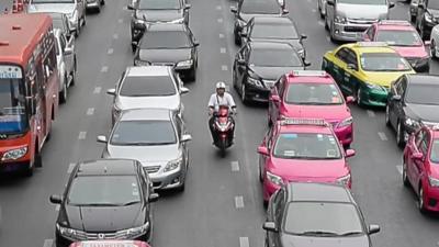 Bangkok traffic jam