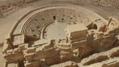 The Roman amphitheatre in Palymyra