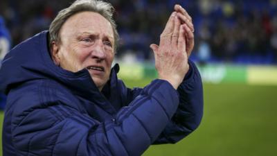 Neil Warnock shows his emotions